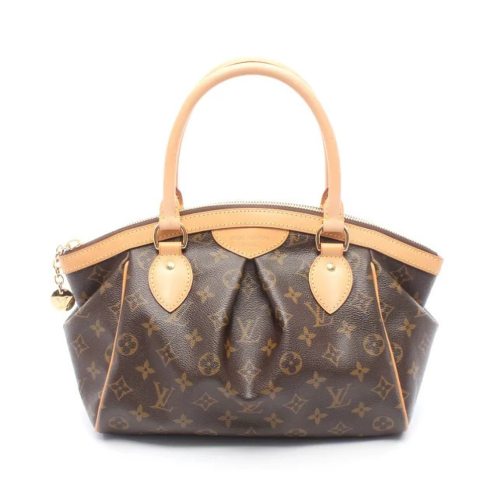 Louis Vuitton Tivoli Handbag Canvas Leather Monogram Brown